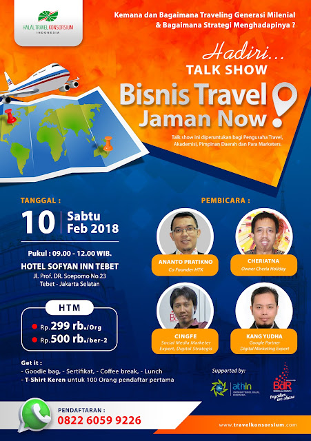 Talkshow Strategi Pemasaran Bisnis Travel Jaman Now